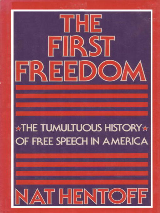 Title details for FIRST FREEDOM by Nat Hentoff - Available